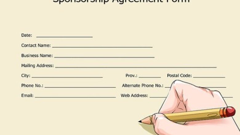 How to Write a Sponsorship Contract
