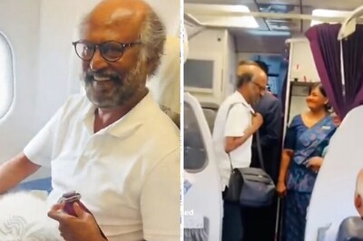 Rajinikanth Shakes Hand With Fellow Passenger, Video From Plane Has Fans Calling Him 'Epitome Of Humbleness'
