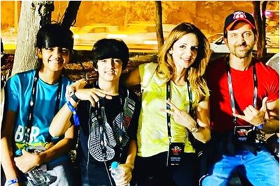 Hrithik Roshan Attends U2 Concert with Ex-wife Sussanne Khan and Kids, See Pics