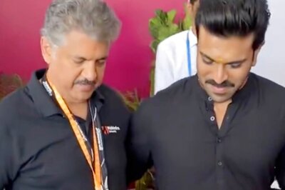 Viral Video Shows Anand Mahindra Learning 'Naatu Naatu' Hook Step From Ram Charan