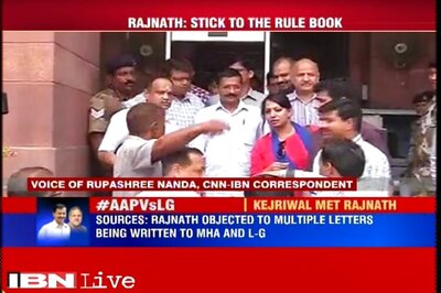 Rajnath Singh tells Kejriwal to follow rule book to avoid confrontation with L-G: sources