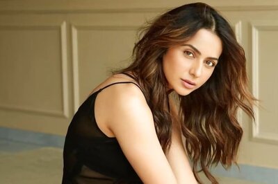 Rakul Preet Singh Oozes Oomph In A Bodycon Black Shimmer Dress