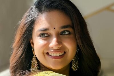 Keerthy Suresh Is Only Sending 'Good Vibes' In Yellow Organza Suit