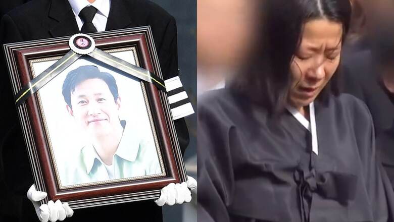 Lee Sun Kyun's Wife Jeon Hye Jin Devastated, Breaks Down at Funeral Procession; Watch