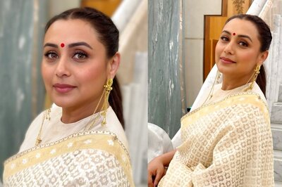 Rani Mukerji Celebrates Indian Cinema in Australia in a Timeless Sabyasachi Saree