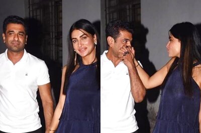 Eijaz Khan Kisses Pavitra Punia's Hand As Bigg Boss 14 Lovebirds Go All Mushy in Public