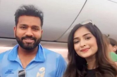 This Mumbai Indians Fan Is Going Viral For Her Photos With Rohit Sharma, Hardik Pandya