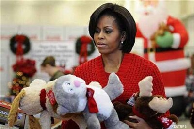 Kids get Michelle Obama's surprise