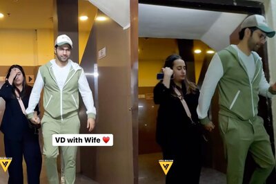 New Parents Varun Dhawan, Natasha Dalal Step Out For A Movie Date In Town; Watch 