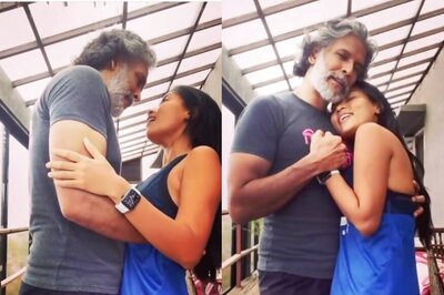Milind Soman Dancing in the Rain with His Ladylove Ankita Konwar is Straight Out of Fairytale