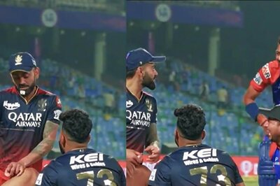 IPL 2023: Ishant Sharma Catches Virat Kohli Off Guard With Hilarious Prank, Axar Patel Bursts Into Laughter | WATCH