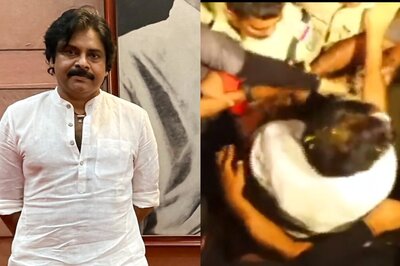 Telugu Star Pawan Kalyan Saves Police Officer From Getting Trampled By Mob, Video Goes Viral