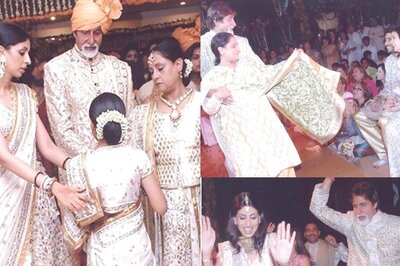 Amitabh & Jaya Bachchan Perform at Abhishek-Aishwarya's Wedding; Shweta Dances in Baaraat in Unseen Pics