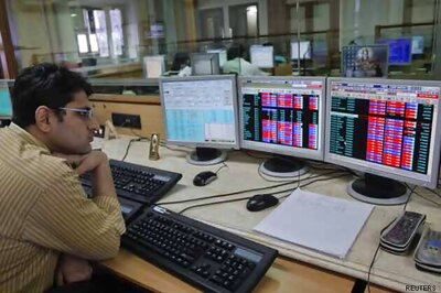 Sensex surges about 361 points to close at 25,880.77