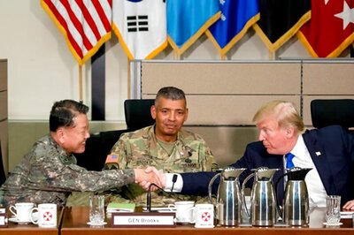 Donald Trump Reviews Military Forces in South Korea Amid Tensions