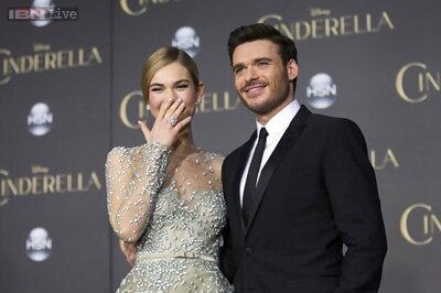 Lily James: I burped all afternoon in Richard Madden's face due to the corset while filming 'Cinderella'