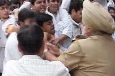 Self-immolation bid at anti-quota rally