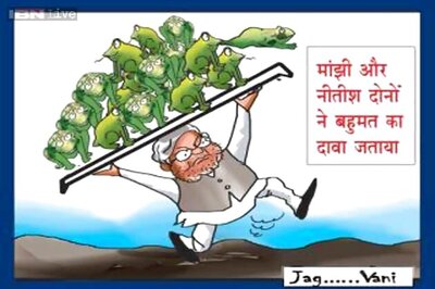 Cartoon of the day: It's Nitish Vs Manjhi
