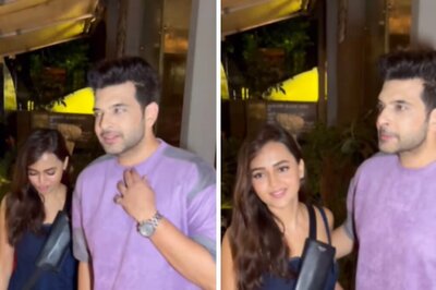 Watch: Tejasswi Prakash And Karan Kundrra Step Out For Romantic Dinner Date