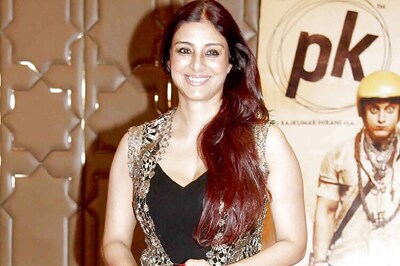 Look of the day: Tabu turns heads in Gaurav Gupta at 'PK' success bash