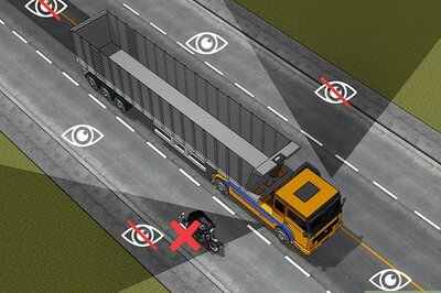 How to Cross in Front of a Truck Safely