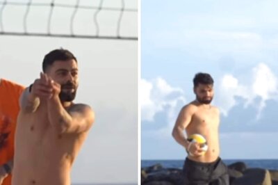 Kohli, Rinku, Yashasvi go Shirtless as Men in Blue Enjoy a Game of Beach Volleyball Ahead of Super 8s - WATCH