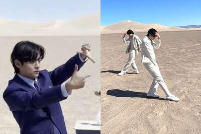 BTS: V Braves the Storm, Jin and Jungkook Pose in the Desert in Yet To Come Behind the Scene Moments