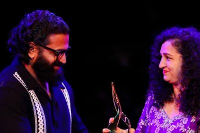 Rishab Shetty Receives Vishwa Shrestha Kannadiga 2023 At Paramount Theatre In US