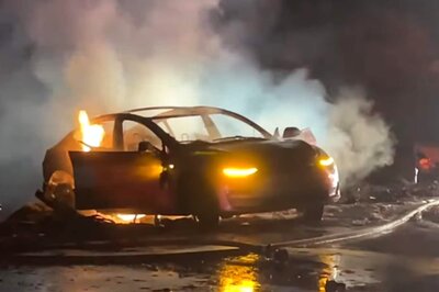 WATCH: Tesla Model 3 Electric Car Bursts in Flames After Accident in Autopilot Mode