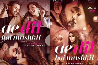 First Posters of Ae Dil Hai Mushkil Starring Ranbir, Aishwarya, Anushka Are Out