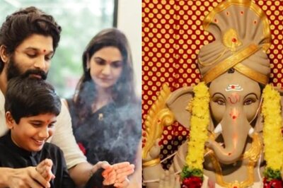 Allu Arjun Welcomes Lord Ganesha Home For Ganesh Chaturthi, Wife Sneha Reddy Shares Photos