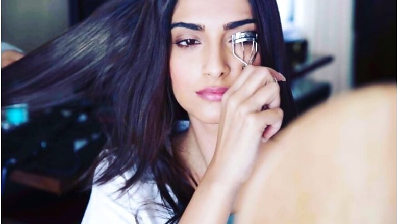 Sonam Kapoor Struggling to Curl Her Eye Lashes is Way too Relatable for Girls