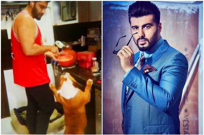 'Fake Baker' Arjun Kapoor Attempts to Make a Cake While His Dog Boomerangs to 'Tune Maari Entriyaan'