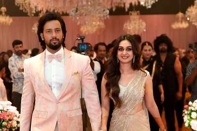 Aishwarya Arjun-Umapathy Ramaiah’s Sangeet Photos Are All Things Love