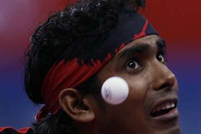 CWG TT: Sharath in quarters, Indian eves  lose