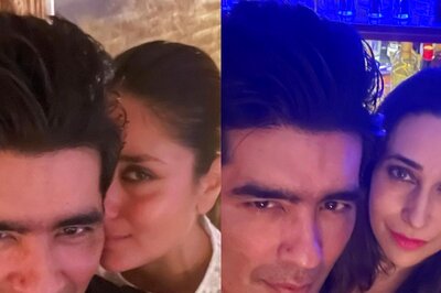 Kareena Kapoor, Karisma Kapoor's 'True Blue Selfie Time' With Manish Malhotra Is Too Hot to Handle
