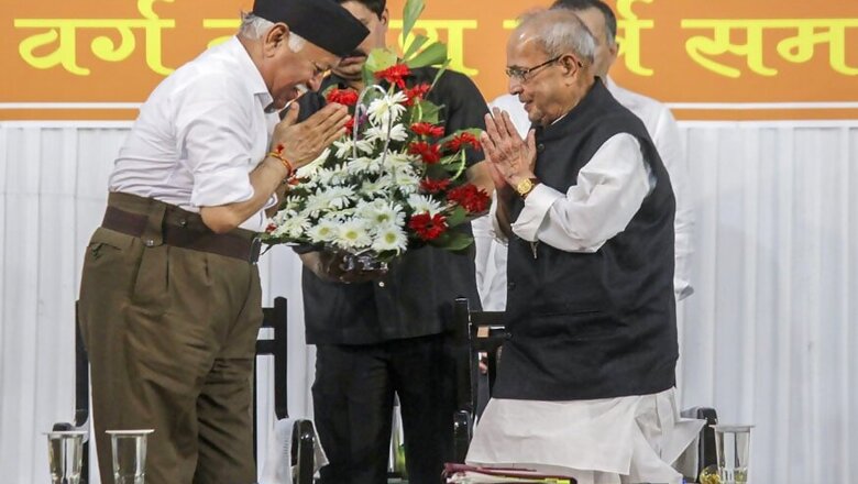 RSS Blames Divisive Political Forces for Pranab Mukherjee's Morphed Photo