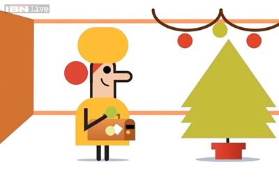 'Tis the season! Google highlights travel during the holiday season in its third Happy Holidays doodle