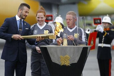 Olympic flame arrives in Britain from Greece