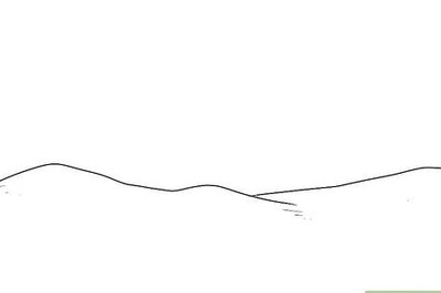 How to Draw a Christmas Landscape