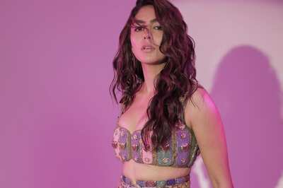 Mrunal Thakur Looks Regal In Rs 1.88 Lakh Embellished Black Lehenga