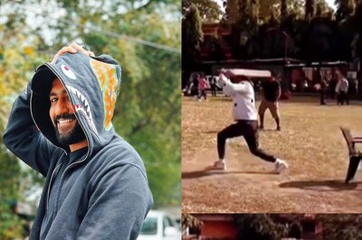 Vicky Kaushal Turns Shoot Venue Into Cricket Ground, Proves He's Desi At Heart With Makeshift 'Chair' Stumps