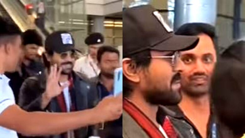 Ram Charan's Fans Rush to Click Selfies With RRR Star as He Returns to India After Golden Globes