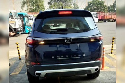 Upcoming Tata Gravitas 7-Seater Harrier-Based SUV Spotted Testing Without Any Disguise