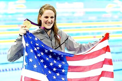Franklin wins gold in women's 100m backstroke