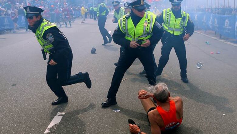 Boston bomb suspect spotted on video, no arrest made
