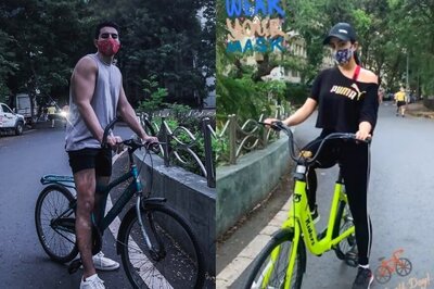 Sara Ali Khan and Brother Ibrahim Begin Their Day with Cycling, See Pics