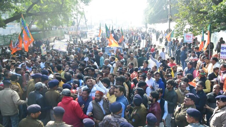 BJP Workers Hold Pro-Citizenship Act Protests in Madhya Pradesh