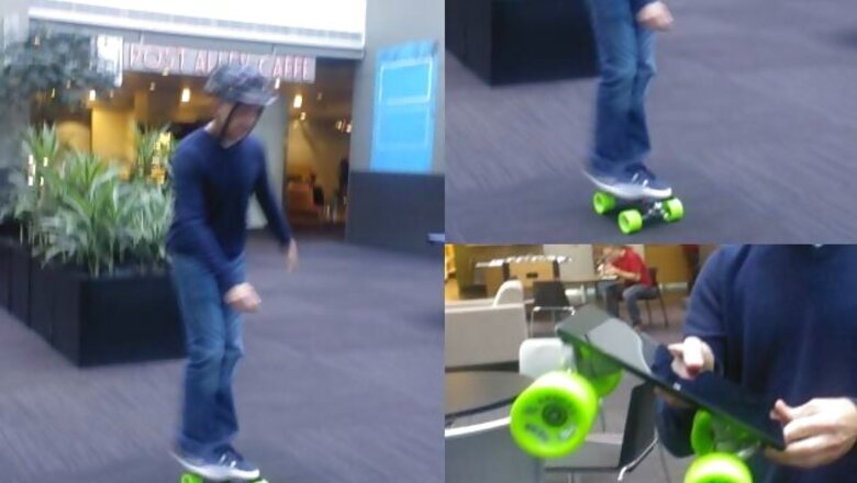 Microsoft turns Windows 8 Surface tablet into a skatebaord