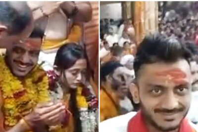 Watch: Axar Patel, Wife Meha Offer Prayers At Ujjain’s Mahakaleshwar Temple